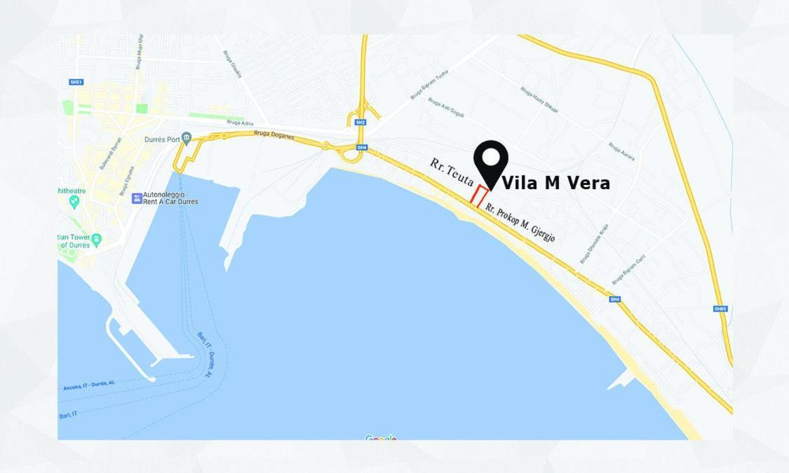 Vila M Vera Rooms With Kitchen And Apartments Durres Exterior photo